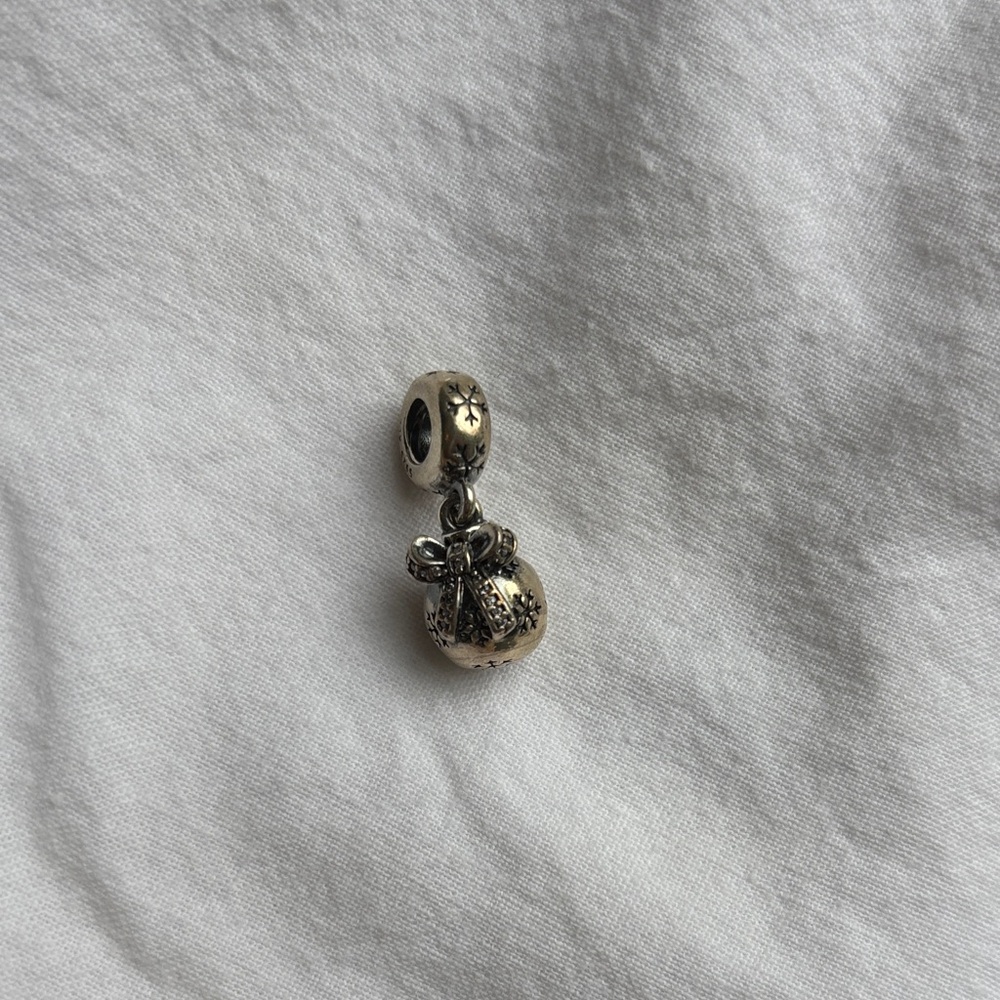 Silver Pandora Charm Christmas